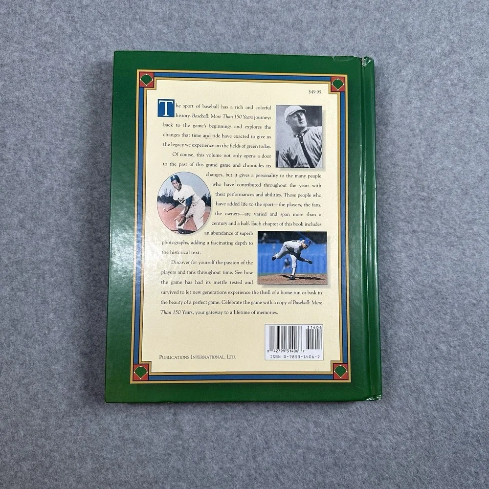 Baseball‎ More Than 150 Years 1996 HC David Nemec Vintage History Book